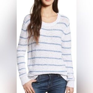Paige Laureen Striped Cotton Sweater